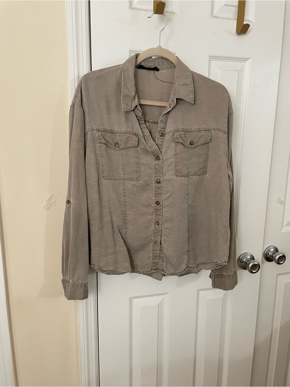 Women’s Casual Cropped Shirt